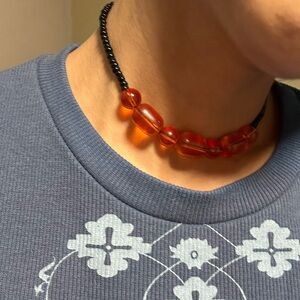 HANDMADE Beaded Choker Necklace